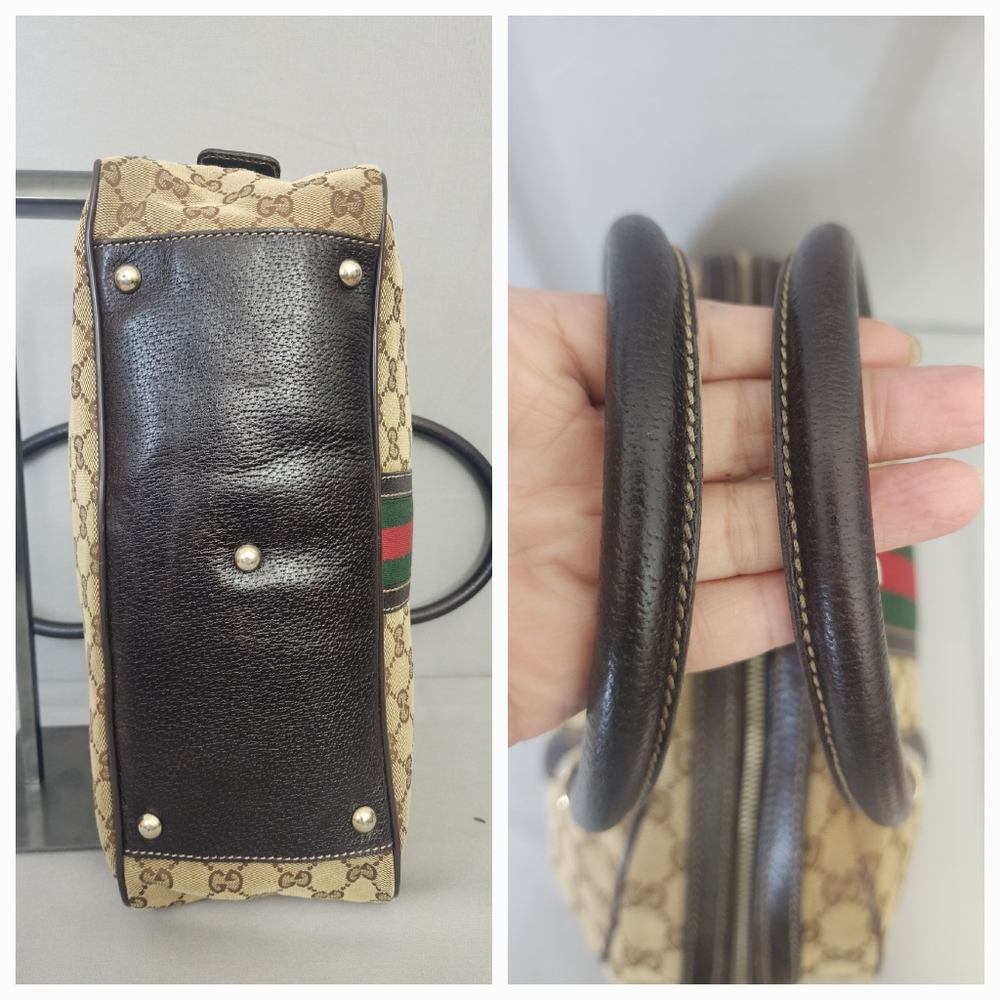 ✨️GUCCI GG Canvas Savoy Bowling Bag - Picture 8 of 15